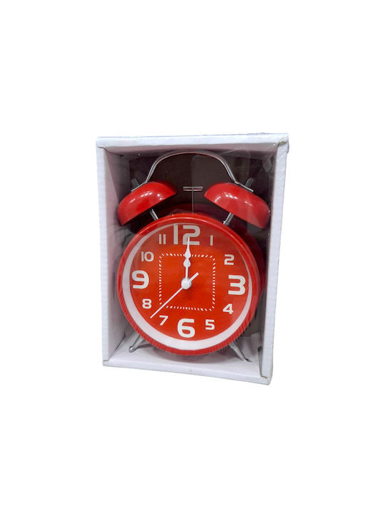 Tabletop Clock with Alarm Red 806115_r