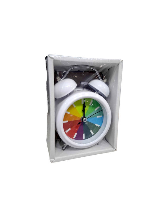 Ceas de Masă cu Alarmă Alb 330123_w