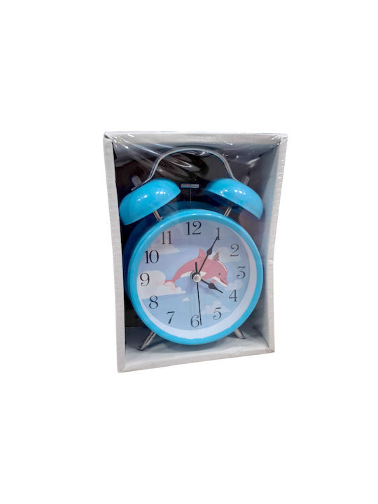 Ceas De Masă Cu Indicatori Plastic Ceas Deșteptător Albastru 880628_bl