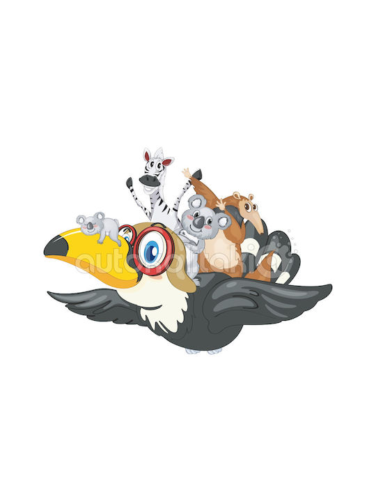 Wall Sticker Flying Animals 90cm X 60cm