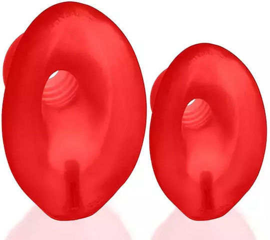 Oxballs Glowhole-1 Hollow Buttplug Led Insert Red Morph Small