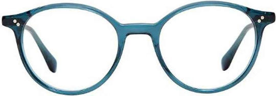 Gigi Barcelona Plastic Eyeglass Frame Blue 49001/3