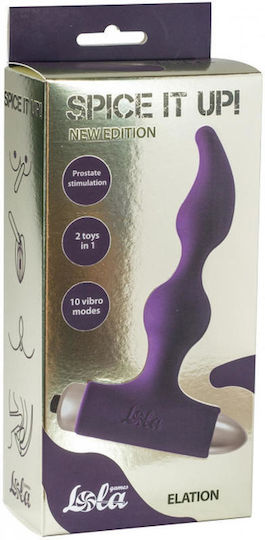 Analplug-Vibrator mit abgestuften Kugeln, 10 Modi