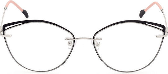 Emilio Pucci Femei Metalic Rame Ochelari Ochi de pisică Negru EP5194 005