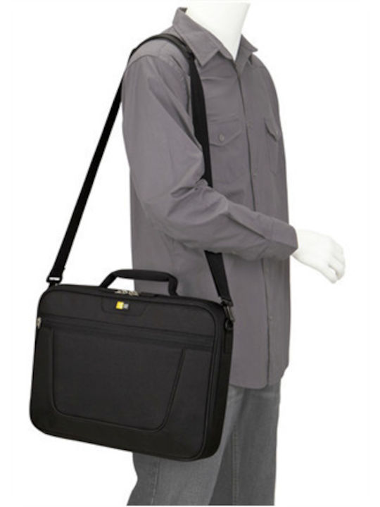 Case Logic Passend für Größe bis 15,6" Vnci215 Messenger-Aktentasche Schwarz Schultergurt
