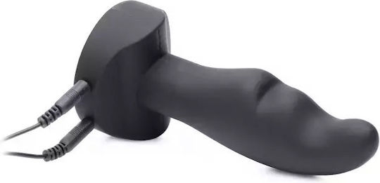 Xr Brands Ribbed Silicone Anal Plug Electro Stimulation