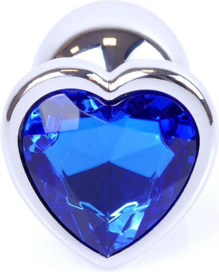 Metal Anal Plug Steel Crystal 7cm