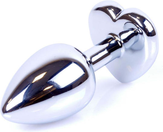 Metal Anal Plug Steel Crystal 7cm