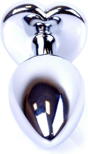 Metal Anal Plug Steel Crystal 7cm