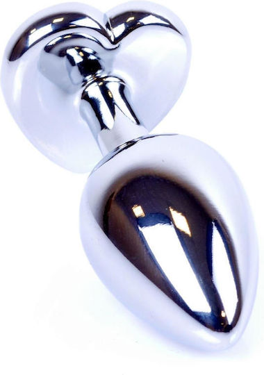 Metal Anal Plug Steel Crystal 7cm