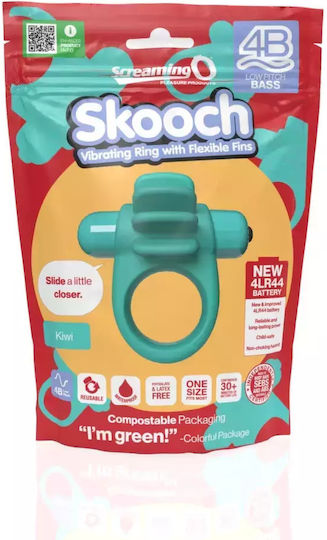 Screaming O Skooch Vibrationsring 5 Geschwindigkeiten Grün
