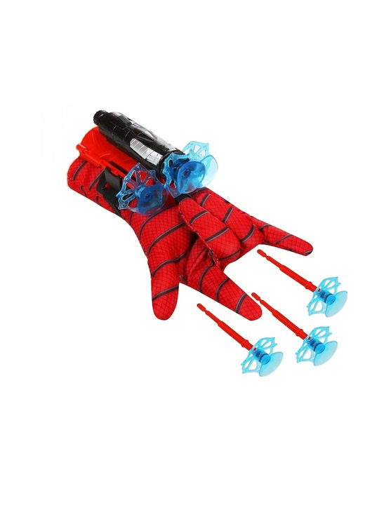 Carnival Mask Full Face Spiderman With Light Red