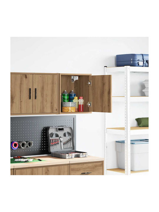 Wall Living Room Cabinet Made of Particle Board Oak 40x30x41cm