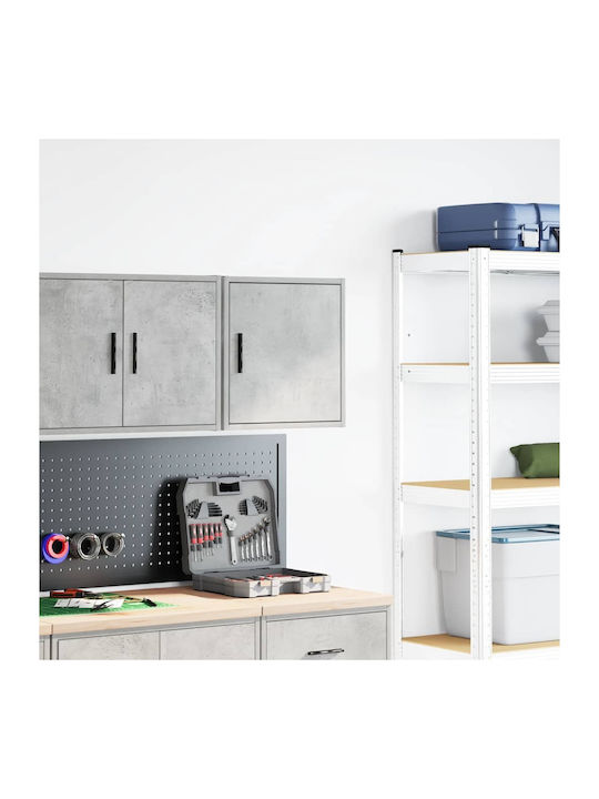 Wall Living Room Cabinet made of Grey Particle Board 40x30x41cm