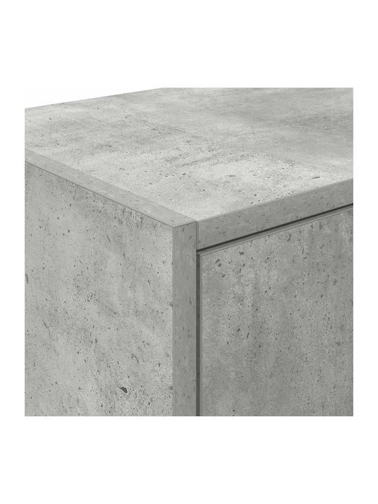 Wall Living Room Cabinet made of Grey Particle Board 40x30x41cm