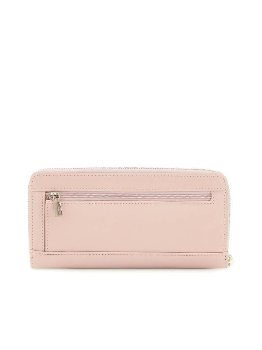 Guess Laurel Slg Large Women's Wallet Cards Pink