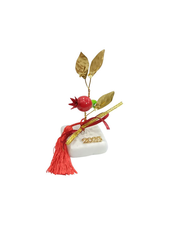 Kalliopi Silver Tabletop Lucky Charm Pomegranate Bronze made of Metal 2026 5x13cm 1pcs
