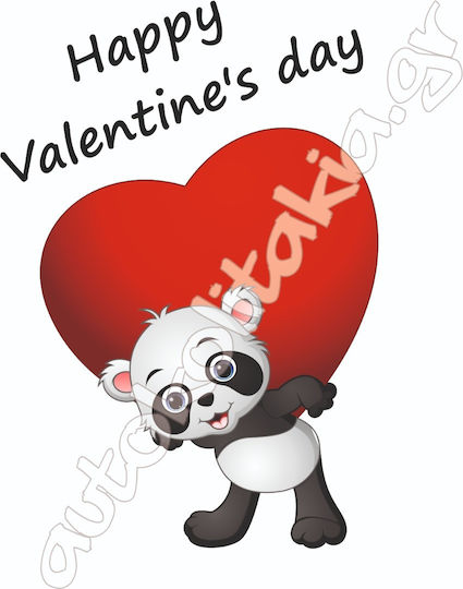 Valentine's Day Sticker Saint Valentine 83 80cm X 52cm