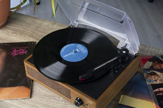 Technaxx Turntables with Built-in Speakers Brown