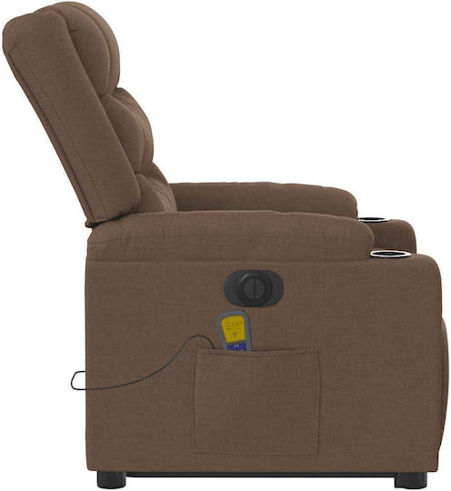 Relax Armchair Massage with Footstool Coffee 77x93x99cm
