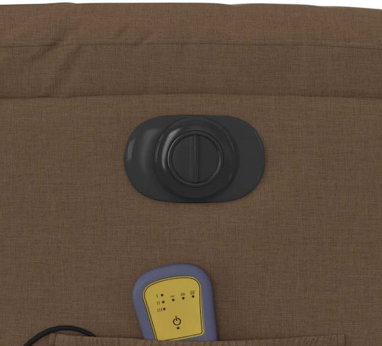 Relax Armchair Massage with Footstool Coffee 77x93x99cm