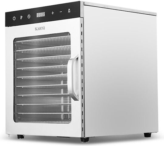 Karni Commercial Food Dryer & Dehydrator 10-Tray 800W 34.5x39.5x42.7cm