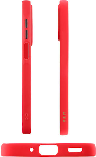Lime Umschlag Rückseite Kunststoff / Silikon Rot (Galaxy A16)
