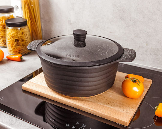 Zilner Set Vase de Gătit din Aluminiu cu Acoperire Antiaderentă 5 Piese