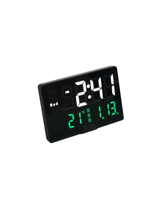 Tabletop Digital Clock with Alarm Black 466271_b