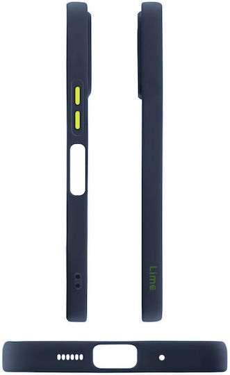 Lime Back Cover Plastic / Silicone Blue (Redmi 14C / Poco C75)