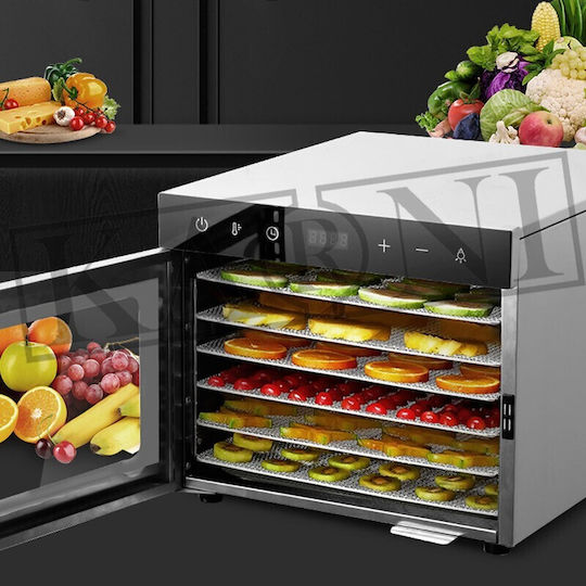 Karni Commercial Food Dryer & Dehydrator 6-Tray 500W 34.5x39.5x28.5cm