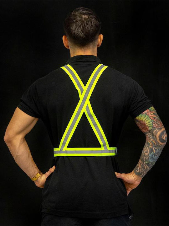 Ewheels Bărbați Vestă de siguranță cu benzi reflectorizante
