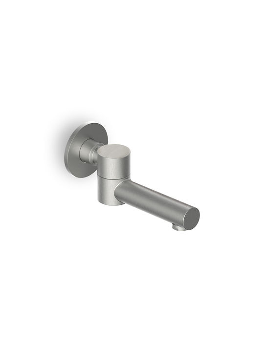 Eurorama Built-in Faucet Spout for Shower Inox Silver