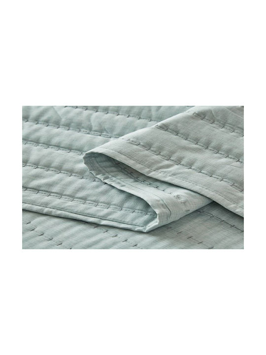 Liolios Home Da Capo Σετ Μαξιλαροθήκες Καπιτονέ Aqua 50x70εκ.