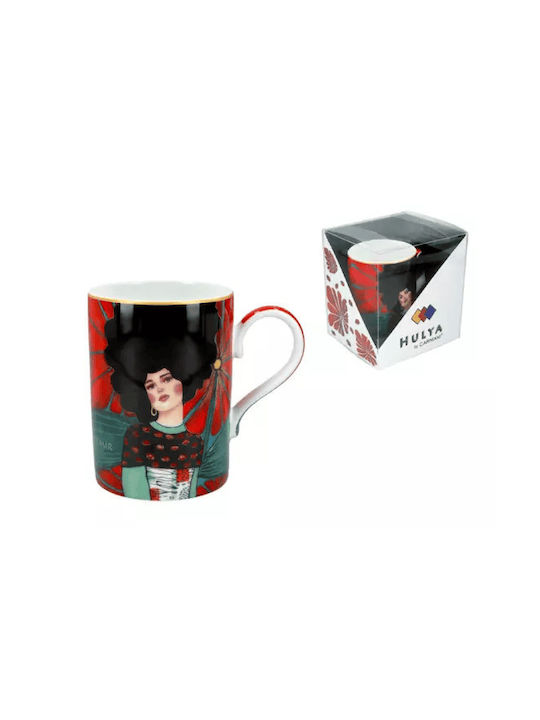 Carmani Mug from Porcelain Multicolored 380ml