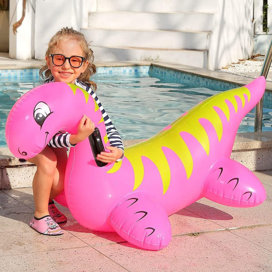 Ride On Umflabil pentru piscină cu mânere Roz