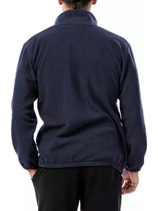 Ανδρική Ζακέτα Fleece Μπλε