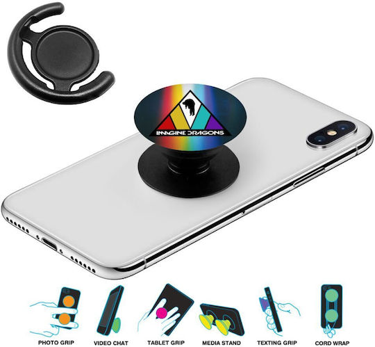 Imagine Dragons Phone Holders Stand Black Mobile Hand Grip Base