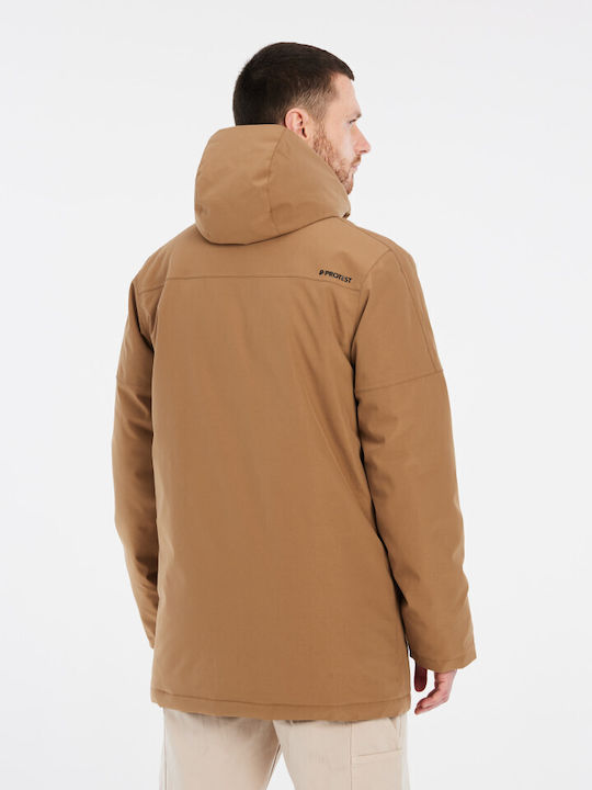 Protest Jacket Parka Sandy Brown