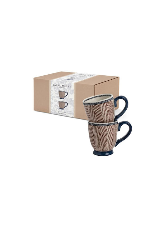 Laura Ashley Κούπα Κεραμική Πορτοκαλί 200ml