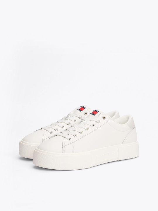 Tommy Hilfiger Flatforms Sneakers Beige