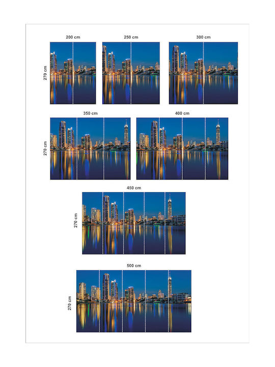 Gold Coast City Selbstklebende Tapete 320cm