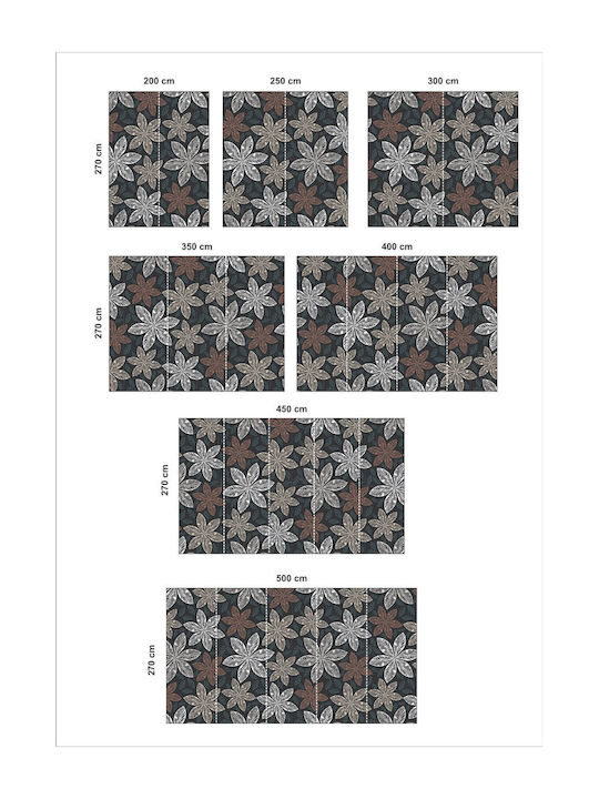 Klassische Blumen Selbstklebende Tapete 240cm