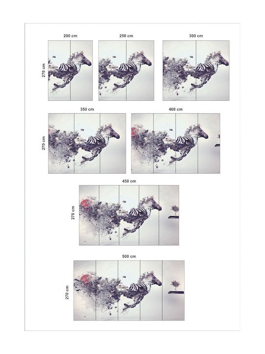 Self-Adhesive Wallpaper Running Horse 310cm