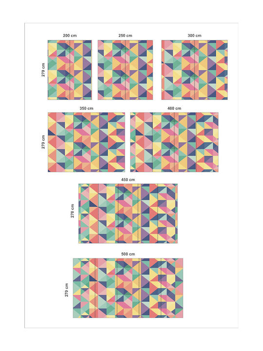 Self-Adhesive Wallpaper Triangles 285cm