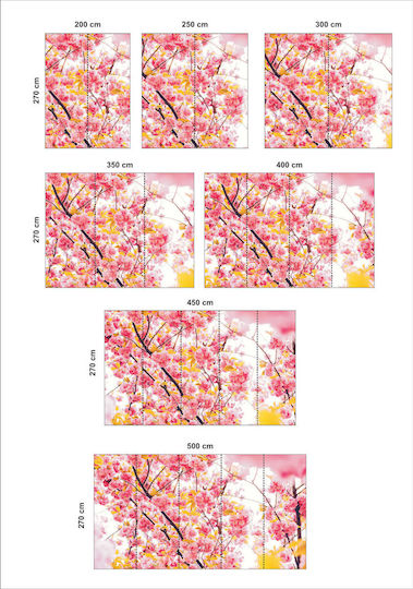 Διακοσμητικό Αυτοκόλλητο Τοίχου Beautiful Flowers 1τμχ Orafol