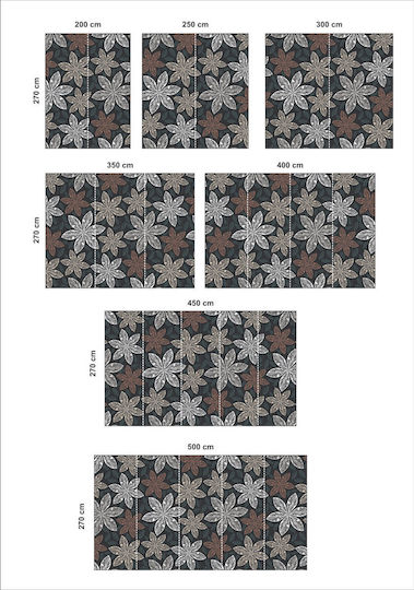 Διακοσμητικό Αυτοκόλλητο Τοίχου Classic Flowers 1τμχ Orafol