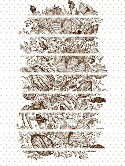 Wandsticker Treppe Vintage Flowers 1 Stück Orafol Wandsticker Treppe Vintage Flowers 1 Stück Orafol