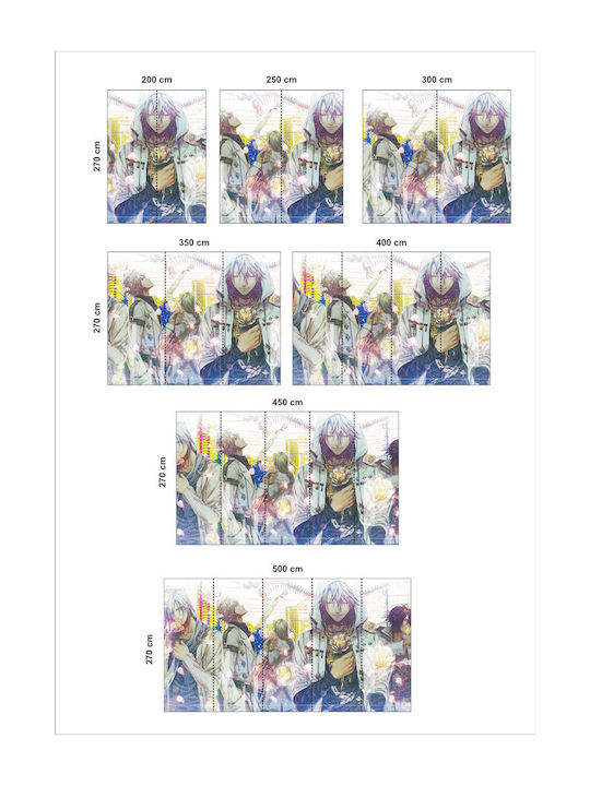 Αυτοκόλλητη Ταπετσαρία Anime 5 290cm