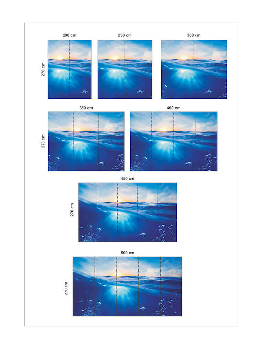 Self-Adhesive Wallpaper Waves 310cm